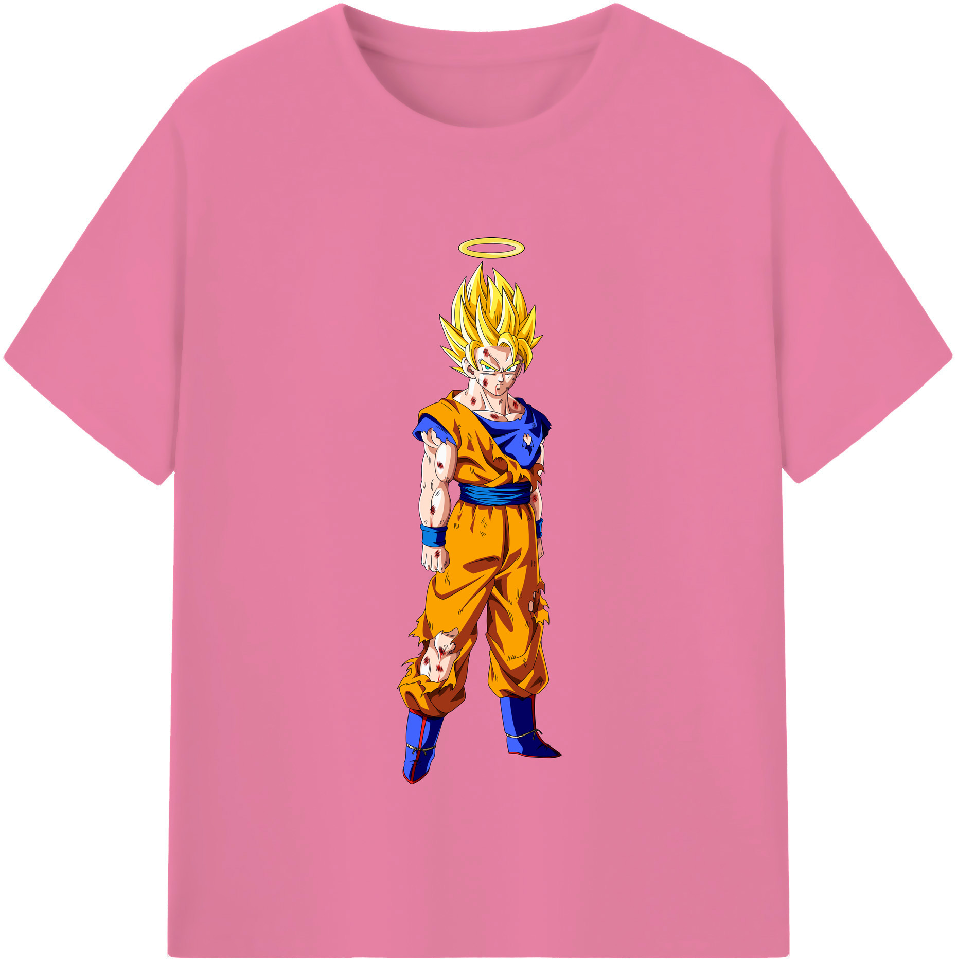 （画像用） ドラゴンボール 孫悟空（そん ごくう）Son Goku カカロット DRAGON BALL Kakarotto 綿100％半袖Tシャツ（フロントプリント）